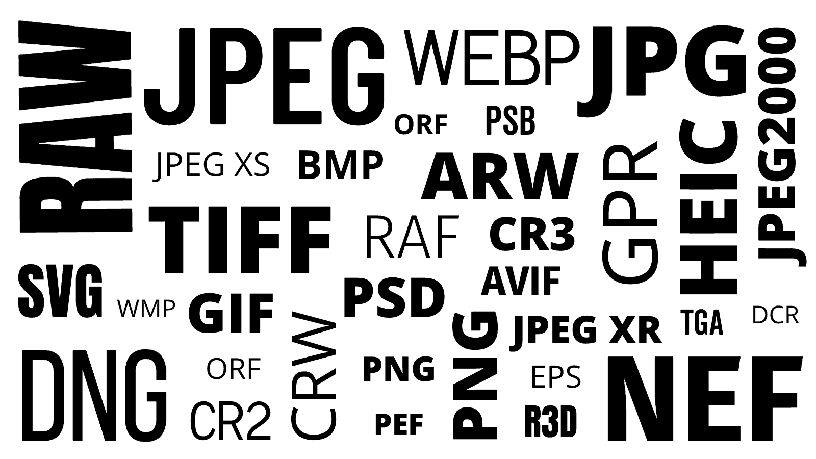 Popular Image File Formats
