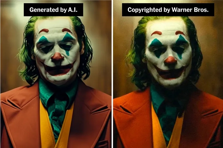 AI-Generated Images vs Copyrighted by Human